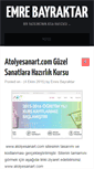 Mobile Screenshot of emrebayraktar.org
